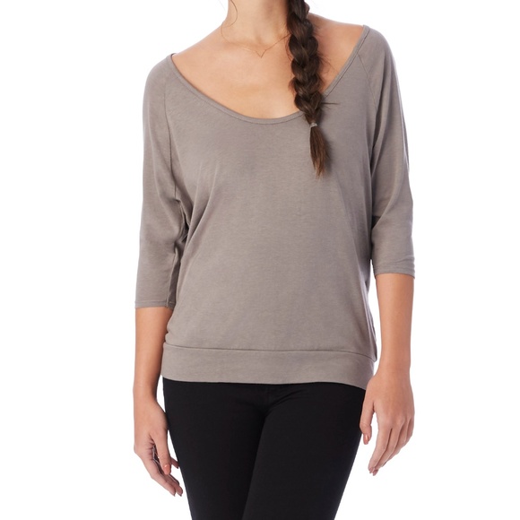 Alternative Apparel Tops - Alternative Apparel Cotton Modal Raglan T-Shirt